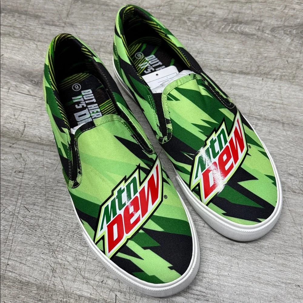 Mountain Dew Logo Slip-On Sneakers - Picture 3 of 5